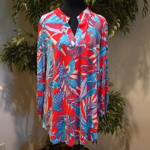 🔥🔥Boutique Floral Tunic Top